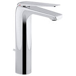 Kohler - Kohler Avid Tall Single-Hdl Faucet, .5 GPM Brushed Nickel - Avid is the quintessential expression of today's modern aesthetic movement. The contrast between fluid blends and sharp lines exudes sophistication and refinement. Its subtle and sensual curves invite touch, while its precise geometry gives a sense of control and precision. Avid provides warmth and magnetism to any modern contemporary bathroom. True to its origins in design minimalism, Avid revives a pure way to connect with the eye and the hand.