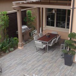 Sloped Trellis Awning Covers - Awnings