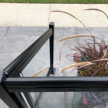 Aluminum and Glass Porch Railings - 132
