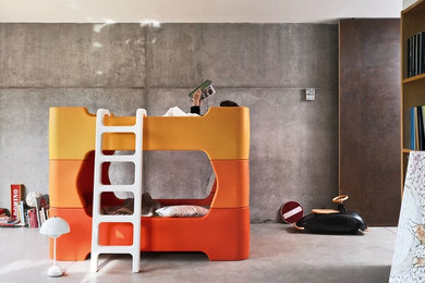 Modern kids' bedroom.