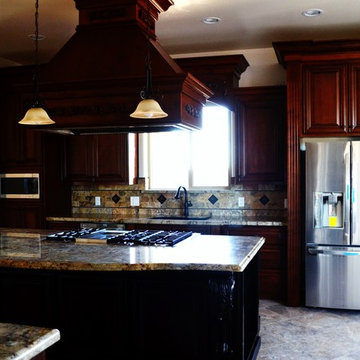 Rustic kitchen cabinets