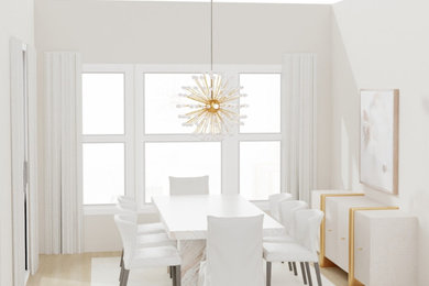 Inspiration for a dining room remodel in Indianapolis