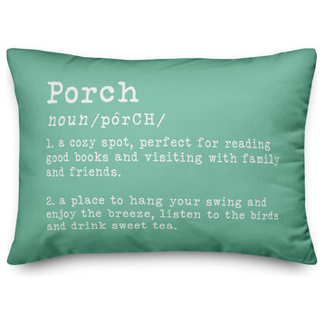 Porch Definition Outdoor Lumbar Pillow