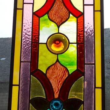 Living Room Hanging Stained Glass Panel