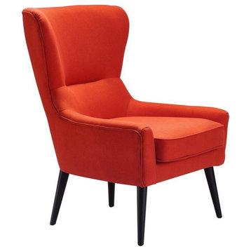 Tommy Hilfiger Auburn Wingback Chair Blood Orange