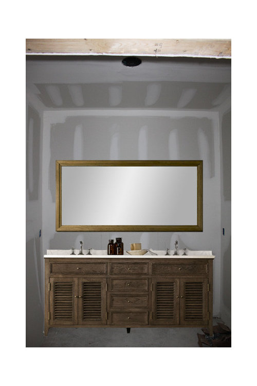 Individual Mirrors Over Double Vanity, Large Bathroom Vanity Mirrors
