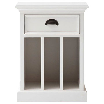 Halifax Bedside Table with Dividers