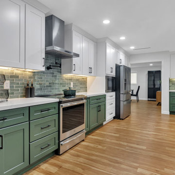 Kitchen Remodel + Master Bathroom Enlargement and Remodel