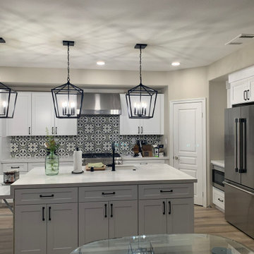 Kitchen Remodeling & Opening Big wall & Flooring and Painting