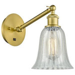 Innovations Lighting - Innovations Lighting 317-1W-SG-G2811 Hanover, 1 Light Wall In Industrial - The Hanover 1 Light Sconce is part of the BallstonHanover 1 Light Wall Satin GoldUL: Suitable for damp locations Energy Star Qualified: n/a ADA Certified: n/a  *Number of Lights: 1-*Wattage:100w Incandescent bulb(s) *Bulb Included:No *Bulb Type:Incandescent *Finish Type:Satin Gold
