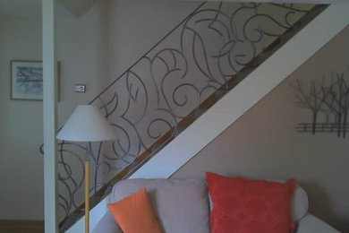 Inspiration for a bohemian staircase in West Midlands.