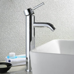 Solid Brass Bathroom Sink Faucet Chrome Finish T0515H - Bathroom Sink Faucets