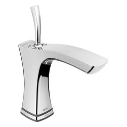 Delta Tesla&reg; Single Hole - Single Handle-4&Prime; plate - Bathroom Sink Faucets