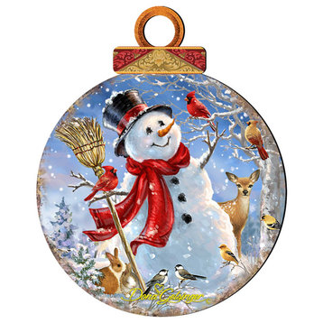Frosty Forest Friends Ornament Ball