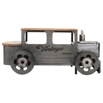 41 Vintage Truck Solid Wood and Metal Unique Coffee Table with Storage