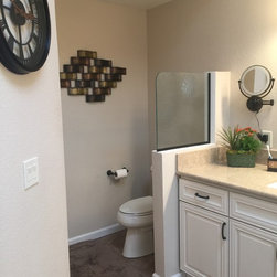 Warm & Inviting Bathroom Renovation - Wall Panels
