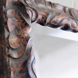 Large Leaner Mirrors With Solid Wood Frame - Bathroom Mirrors