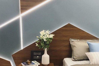 Inspiration for a modern home design remodel in Mumbai