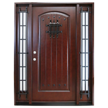 Forever Door, Exterior Front Entry Composite Door FRRVPRTP, 60"x80", Right H