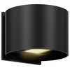 DALS Lighting LEDWALL002D 2 Light 5" Tall LED Outdoor Wall Sconce - Black