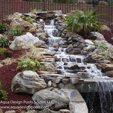 Tropical Pool with Outstanding Waterfall