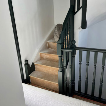 Modern Victorian Townhouse Staircase