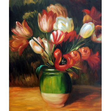 Tulips in a Vase, Unframed Loose Canvas