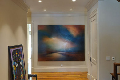 Inspiration for a timeless hallway remodel in Calgary