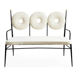 Jonathan Adler - Rondo Bench - Upholstered Benches