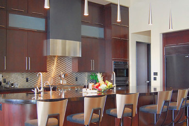 Example of a trendy kitchen design in Phoenix