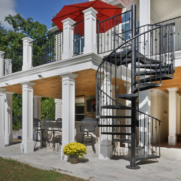 Exterior Remodel Turns Home Backyard into Gorgeous Retreat in Great Falls, Va