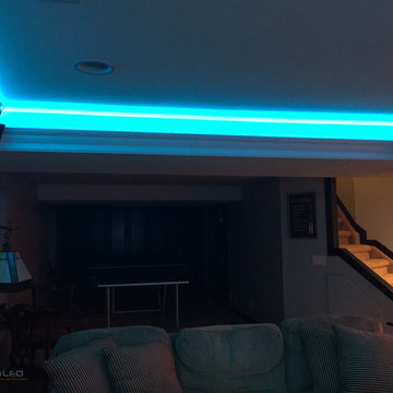 Man Cave Game Room LED Lighting