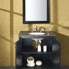 Fresca Thames 34" Traditional 1-Sink Bathroom Vanity, Baltic Brown Countertop