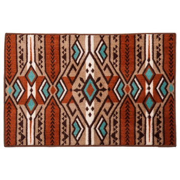 Aztec Inspired Stripe Rug, 24"x36"