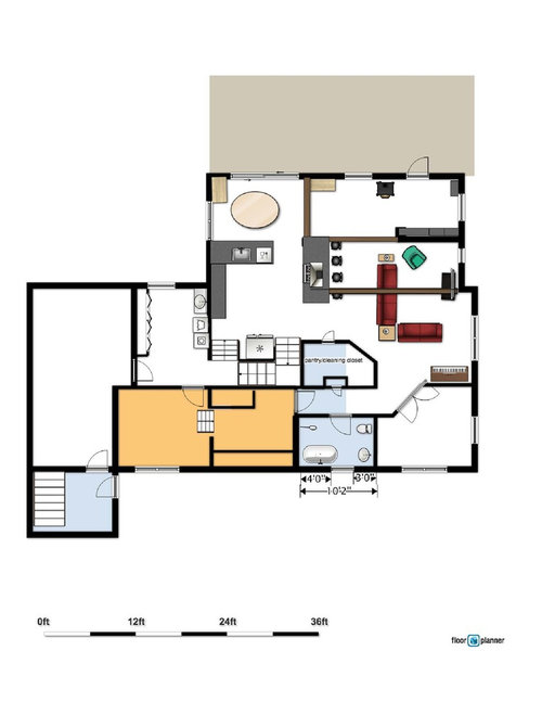 Bathroom design 2 doors