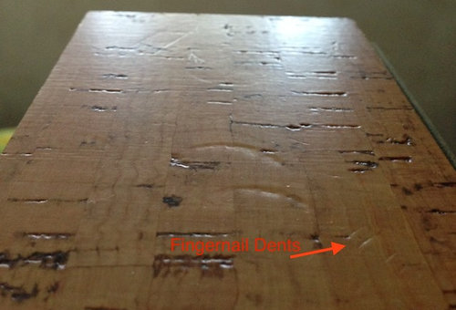 Wecork Brand Cork Floors Denting All, Does Cork Flooring Scratch Easily