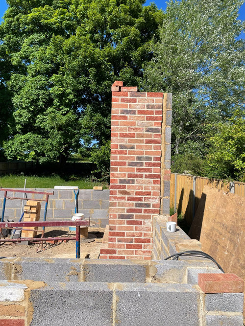 How to finish off/capping outdoor fireplace Houzz UK