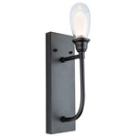Artcraft Lighting - Bimini 1 Light LED Wall Light, Black - The "Bimini" collection wall sconce features a semi gloss black frame which holds a double type glass and is illuminated by bright LEDs. The dual glass is clear on the outside and frosted on the interior. (Suitable for Outdoor and Indoor use) (This outdoor fixture is backed by our 25 year warranty on corrosion and 5 year warranty on paint defects - please see details)