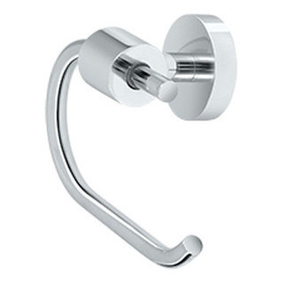 Toilet Paper Holder Hotelier 2 Post Spring Loaded Polished Chrome Bras