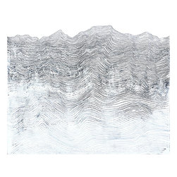 Mountain Lines Fine Paintings - Paintings