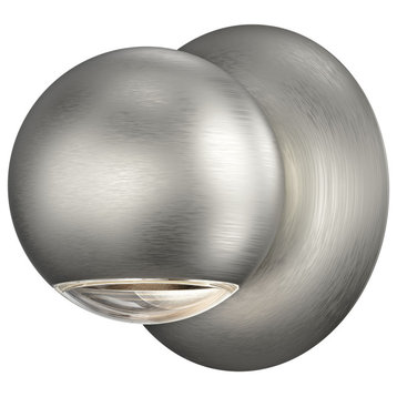 Hemisphere Sconce, Natural Anodized