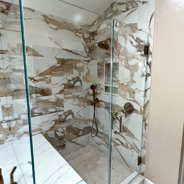 Earth Tone Master Bath