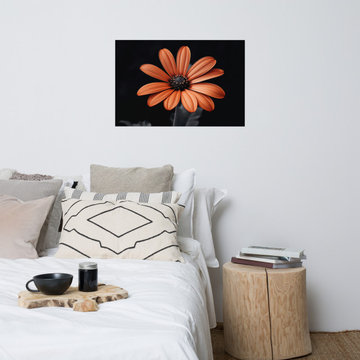 Floral Wall Decor: Coral Dream Realism Painting Digital Artwork Loose Art Print