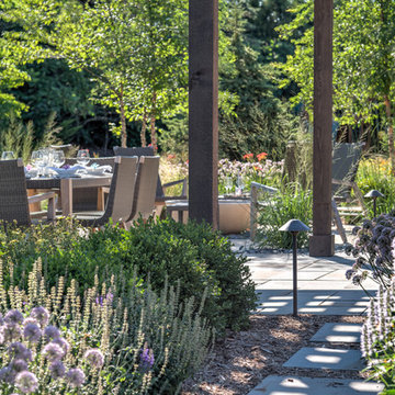 Modern Backyard Landscape - Mequon