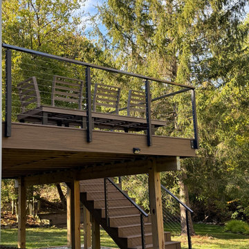 Modern Fascia Mount Senmit Cable Railing System – Columbia TN