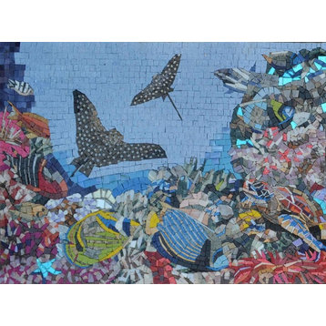 Nautical Mosaic, Ningaloo Reef, 36"x24"