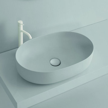 Nolita 5343 Vessel Bathroom Sink in Glossy White