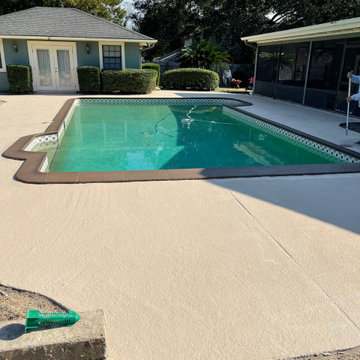 Resurface using our non slip temperature cooling texture finish