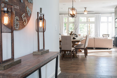Beach style entryway photo in Toronto