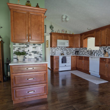 K-Series Cherry Glaze Cabinets
